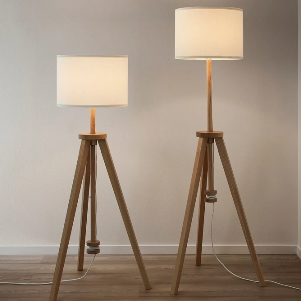 Lampadar Ikea Lauters  Lemn natural /  photo 2 Lampadar Ikea Lauters  Lemn natural /  photo 2