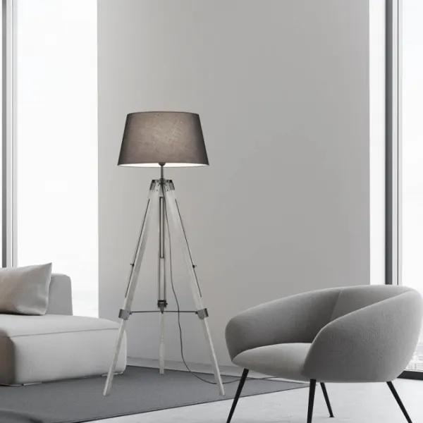 Lampadar Trio R40991011  Grey / E27 photo 3