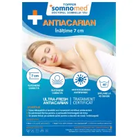 Topper Somnart Antiacaria Ortopedic 200 x 140 cm / 7 cm / Spumă poliuretanică photo 2