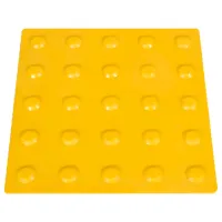 Тактильная направляющая плитка MFK 5007  Пластик / Желтый