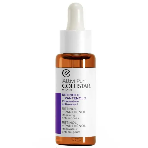 Ser pentru față Collistar Attivi Puri Retinol+Panthenol Drops 0.03l / Toate tipurile photo 1 Ser pentru față Collistar Attivi Puri Retinol+Panthenol Drops 0.03l / Toate tipurile photo 1