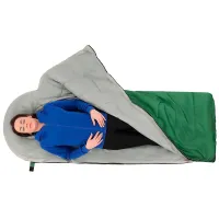 Sac de dormit Enero Camp 1050287 Polyester / Green White photo 3