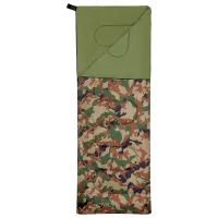 Спальный мешок Nils Camp NC2002 Polyester / камуфляж Зелёный