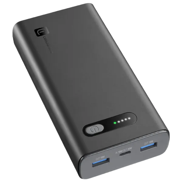 Power Bank Cellularline PBFAST01PD20000K 20000 mAh/ Black photo 1