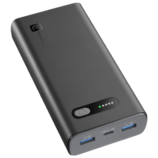 Power Bank Cellularline PBFAST01PD20000K 20000 mAh/ Black photo 1