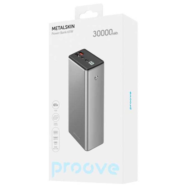 Power Bank Proove Metalskin 30000 мАч/ Серый photo 3