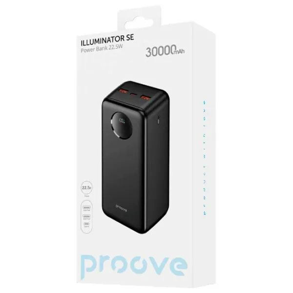 Power Bank Proove Illuminator SE 30000 мАч/ Черный photo 3