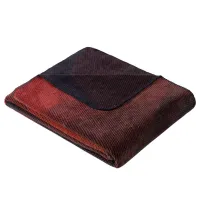 Cuvertură Ibena Seattle Bumbac / Dark Red