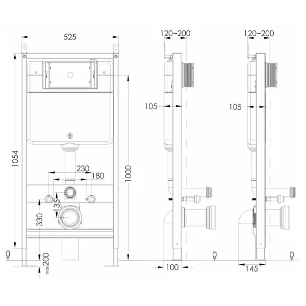 Инсталляция для унитаза Volle 2220.010305  photo 2