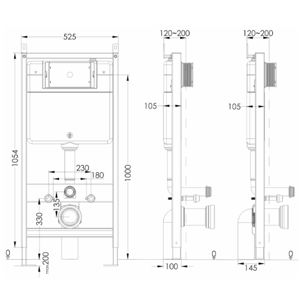Инсталляция для унитаза Volle 2220.010305  photo 2