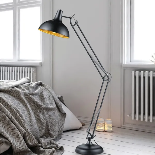 Lampadar Trio Salvador  Black / E27 photo 2