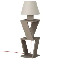 Lampadar Decortie KOZENA  Mocha / 