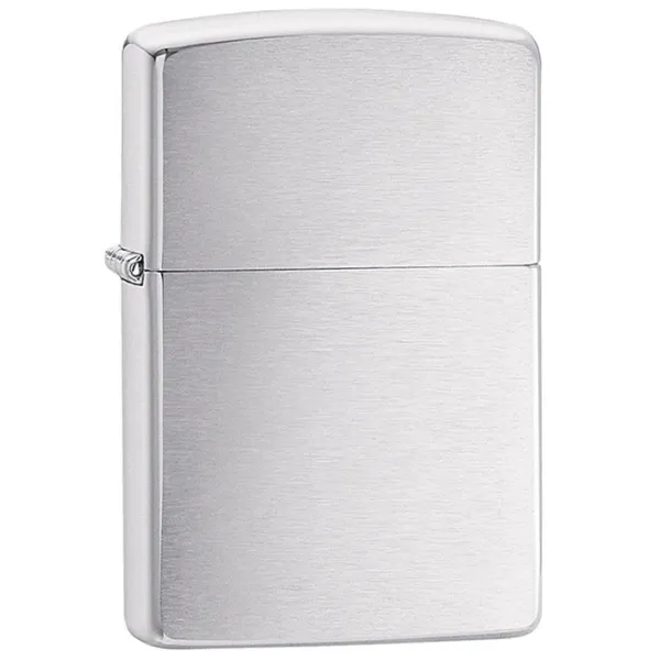 Brichetă Zippo Classic Brushed Chrome Silver / Alamă photo 1