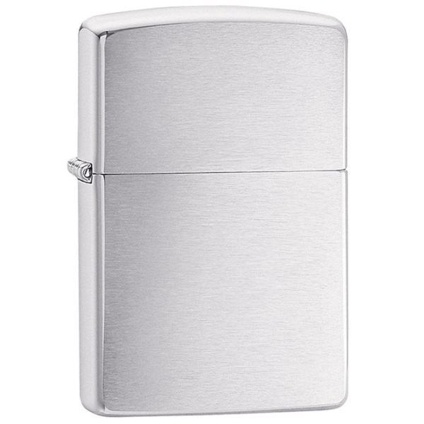 Brichetă Zippo Classic Brushed Chrome Silver / Alamă photo 1