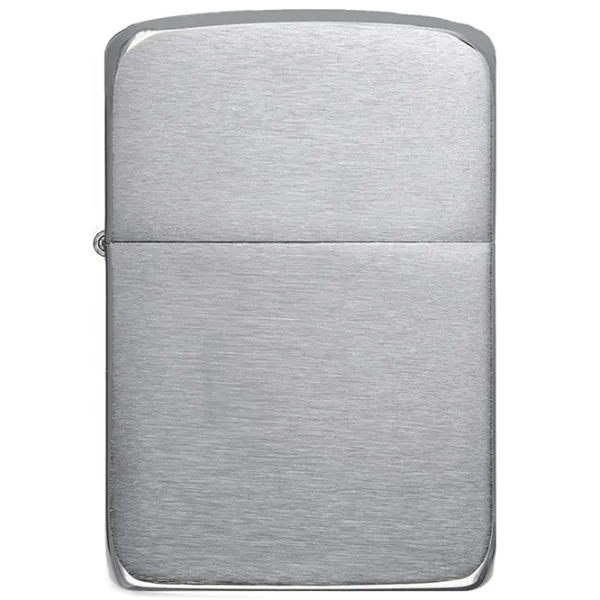 Brichetă Zippo Replica Brushed Chrome Silver / Alamă photo 2