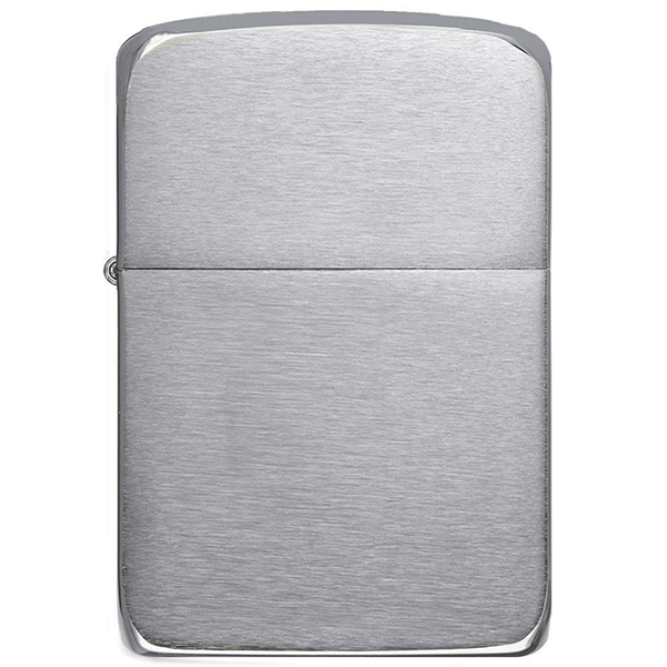 Brichetă Zippo Replica Brushed Chrome Silver / Alamă photo 2