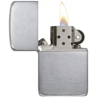 Зажигалка Zippo Replica Brushed Chrome Серебряный / Латунь photo 3