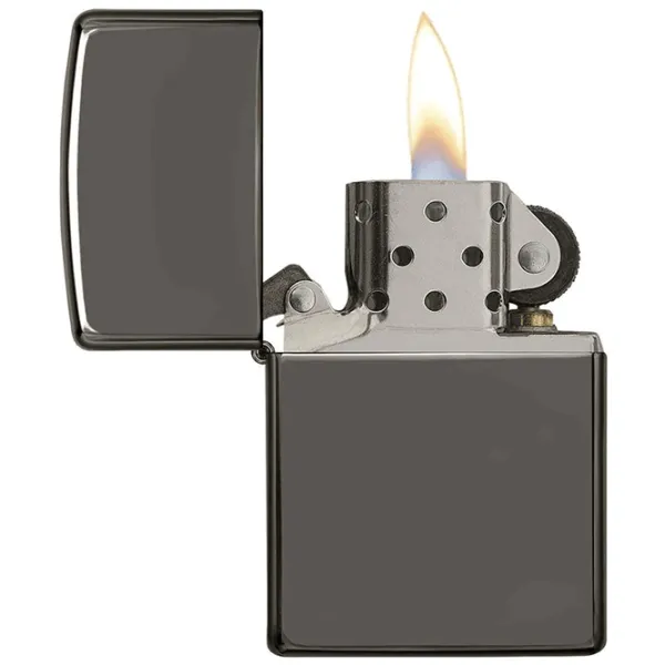 Brichetă Zippo Black Ice Black / Alamă photo 3