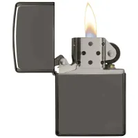 Зажигалка Zippo Black Ice Черный / Латунь photo 3