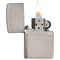 Зажигалка Zippo Armor Brushed Chrome Серебряный / Латунь photo 2