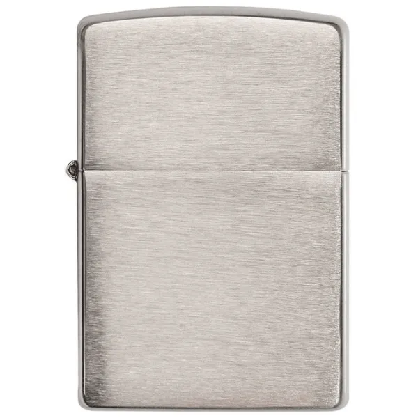 Brichetă Zippo Armor Brushed Chrome Silver / Alamă photo 5