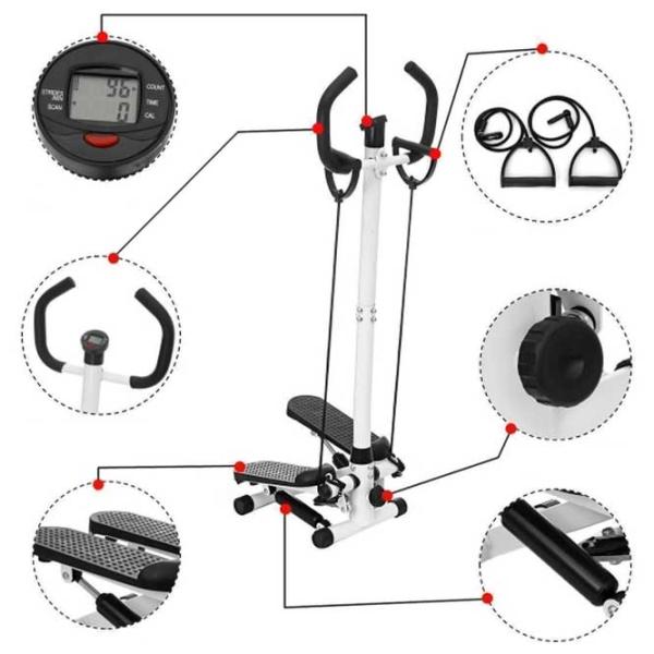 Степпер FitTronic S160M 100 кг / Белый photo 5 Степпер FitTronic S160M 100 кг / Белый photo 5