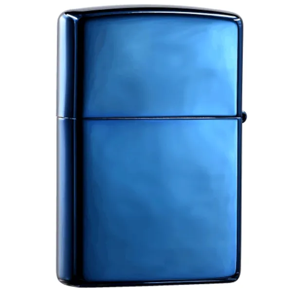 Brichetă Zippo High Polish Blue Blue / Alamă photo 2