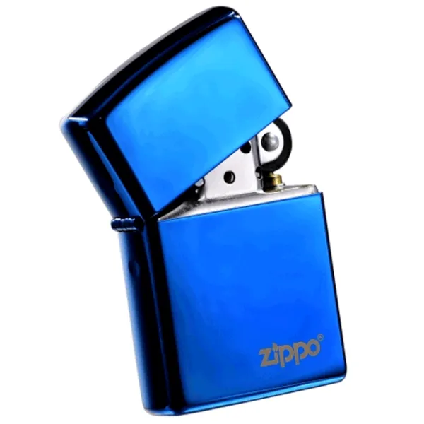 Brichetă Zippo High Polish Blue Blue / Alamă photo 3