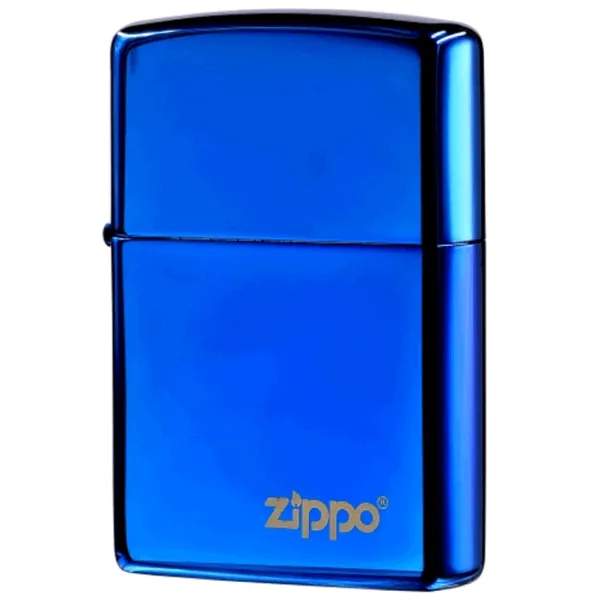 Brichetă Zippo High Polish Blue Blue / Alamă photo 4