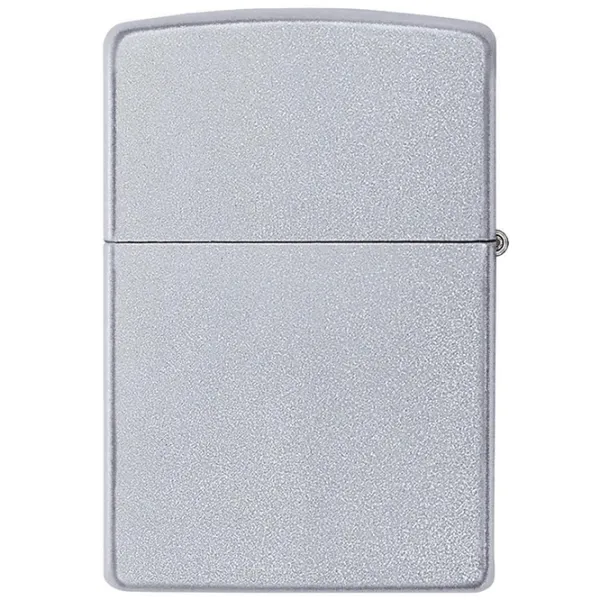 Brichetă Zippo Classic Satin Chrome Silver / Alamă photo 3