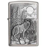 Зажигалка Zippo Timberwolves Серебряный / Латунь photo 2