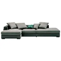 Угловой диван Indart Corner Soft 1 (323676) ЭКО Кожа / Разноцветный