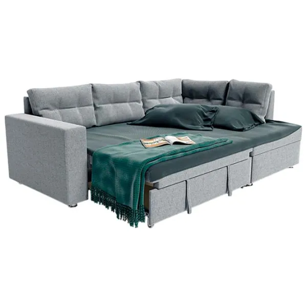 Canapea de colț Indart Corner Sofa 02 (323655) Stofă / Multicolor photo 5