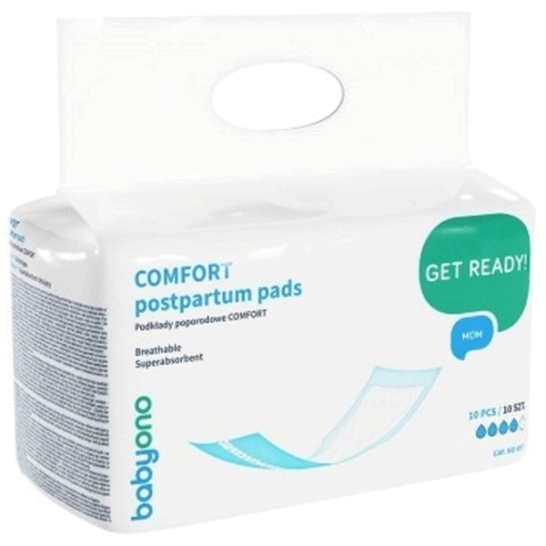 Absorbante dupa nastere BabyOno Comfort  / White photo 1