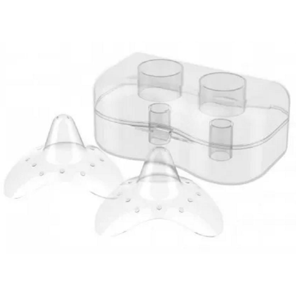 Apărători sâni BabyOno 0823S Silicon / Transparent photo 1
