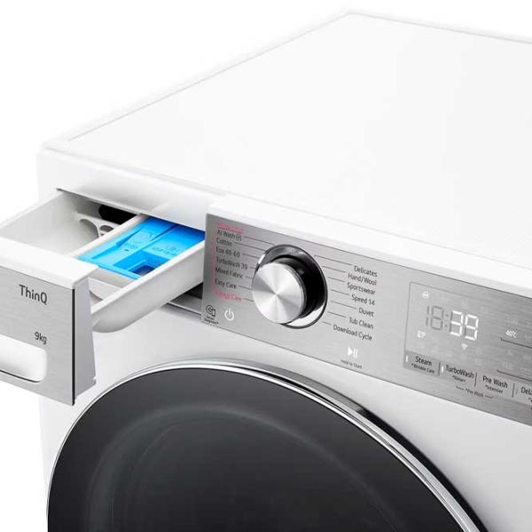 Mașină de spălat LG F4WR909P3W 9 kg / 1400 rpm / White photo 4 Mașină de spălat LG F4WR909P3W 9 kg / 1400 rpm / White photo 4