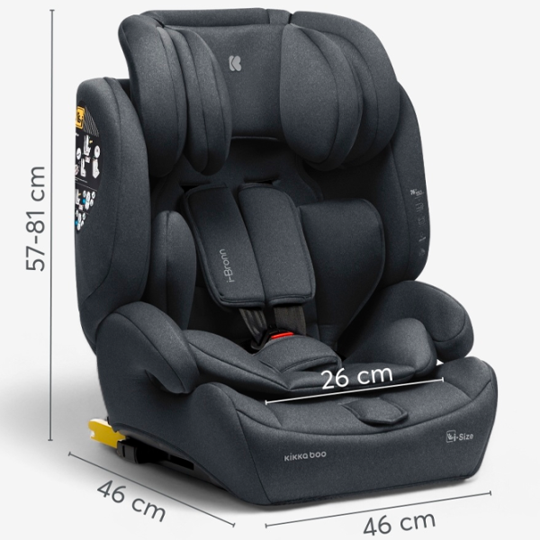 Scaun auto Kikka Boo i-Bronn  9 luni - 12 ani / 36 kg / Black photo 5 Scaun auto Kikka Boo i-Bronn  9 luni - 12 ani / 36 kg / Black photo 5