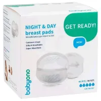 Instalare in sutien BabyOno NIGHT and DAY Celuloză / White