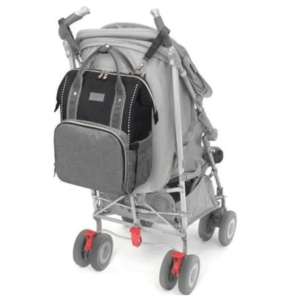 Рюкзак для мам BabyOno Oslo Style  / Black Gray photo 3