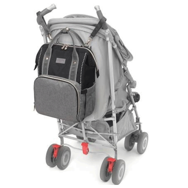 Рюкзак для мам BabyOno Oslo Style  / Black Gray photo 3