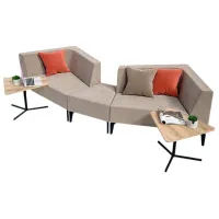 Canapea Indart Side by Side 03 (13458) ECO Piele / Multicolor photo 3