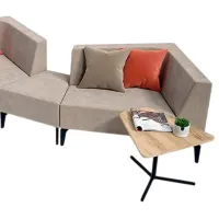 Canapea Indart Side by Side 03 (13458) ECO Piele / Multicolor photo 5