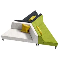 Диван Indart Zig - Zag 03 (13462) ЭКО Кожа / Разноцветный