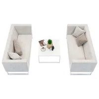 Canapea Indart OFFICE MOD 1 (13463) ECO Piele / Multicolor photo 2