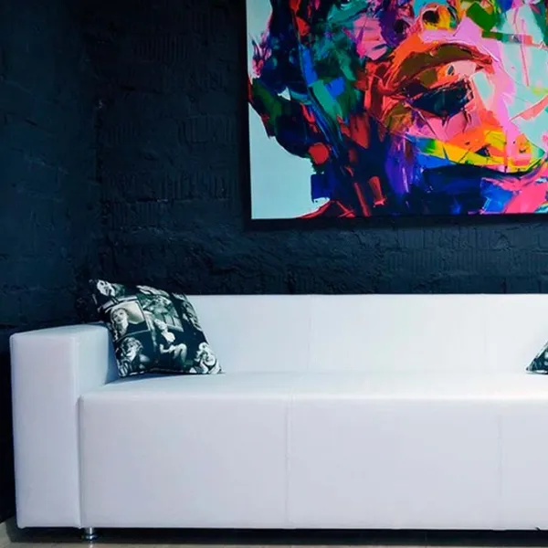 Canapea Indart Sofa Office White (13446) ECO Piele / White photo 4 Canapea Indart Sofa Office White (13446) ECO Piele / White photo 4