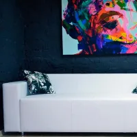 Canapea Indart Sofa Office White (13446) ECO Piele / White photo 4
