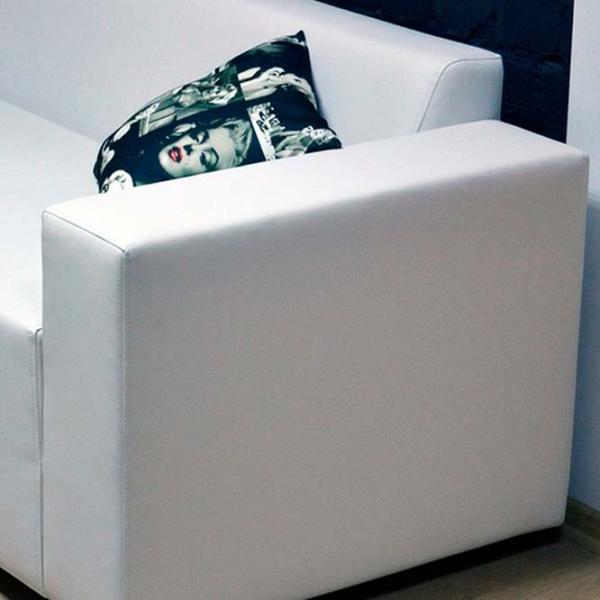Canapea Indart Sofa Office White (13446) ECO Piele / White photo 5 Canapea Indart Sofa Office White (13446) ECO Piele / White photo 5