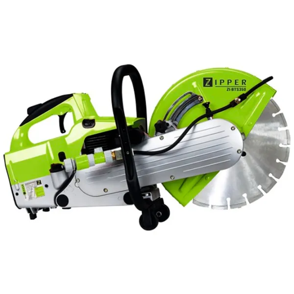 Машина для резки бетона Zipper ZI-BTS350 2900 Вт / Зеленый photo 1