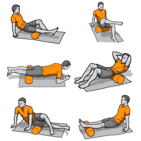 Rol pilates Insportline IN13179 White / Polipropilenă photo 2