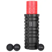 Ролик для пилатеса HMS FSBM PRO Черный / Полиуретан